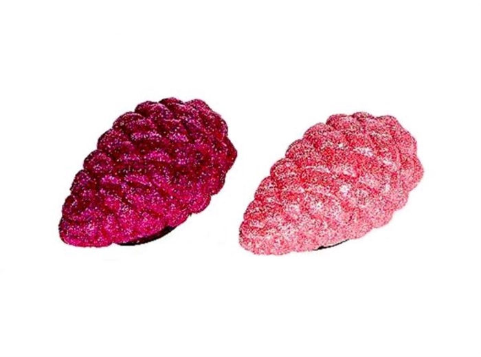 <h4>Deco Pinecone 2 Ass. Purple L5w5h10</h4>