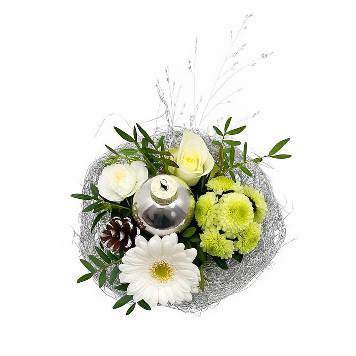 <h4>Boeket Houder 20cm Wit</h4>