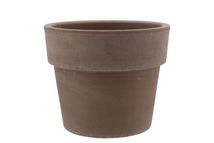 <h4>Terracotta Choco Cilinderpot 20x19cm</h4>