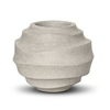 VASO WAVE OVAL 19 GRANITO