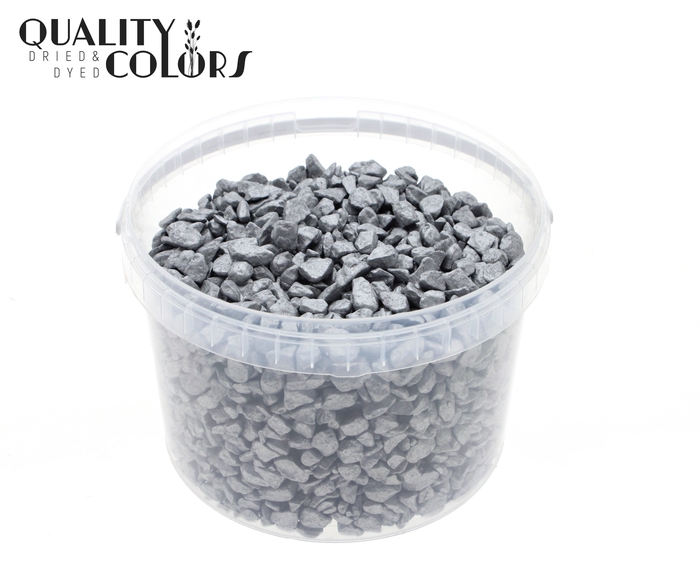 Rocks 3 ltr bucket Silver