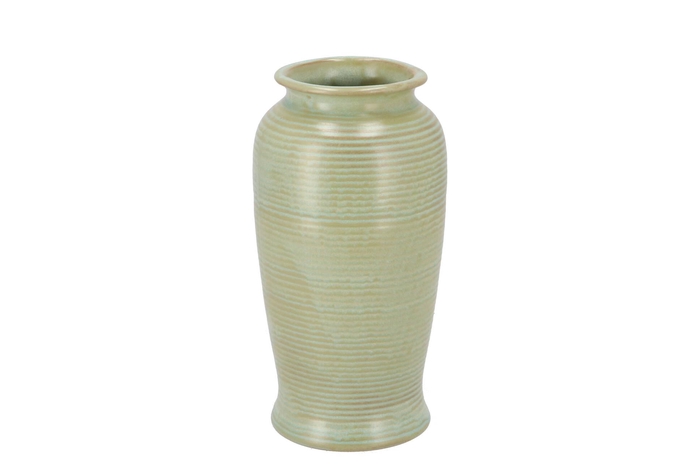 Dion Green Vase Long 10x10x18cm