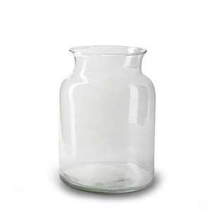 Glass eco bottle d19 25cm