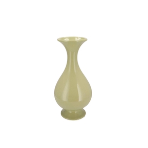 Mia Pistache Vase Neck Trumpet 18x18x38cm Nm