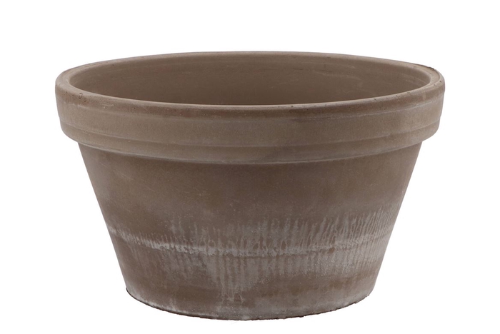 Terra Choco Conical Bowl Grey 27x15cm Siliconised
