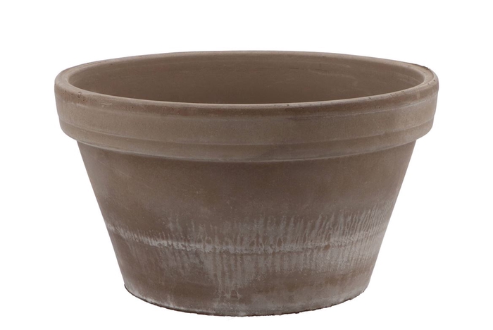 <h4>Terra Choco Schaal Konisch Grijs 27x15cm V</h4>