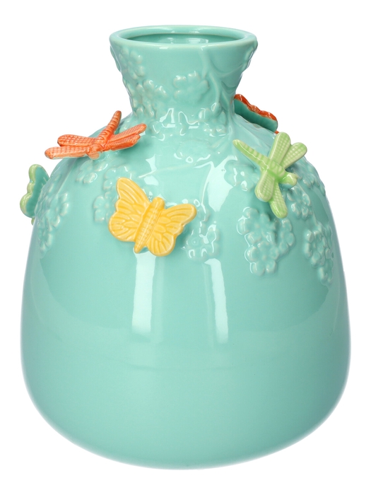 <h4>DF03-666785300 - Bottle Dragonfly d8/19xh22.5 l.blue</h4>