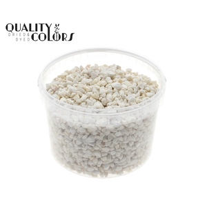 Rocks 3 ltr bucket Natural White