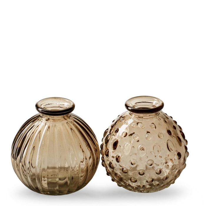 <h4>Glas Fles Jive d08.5*8.5cm ass</h4>