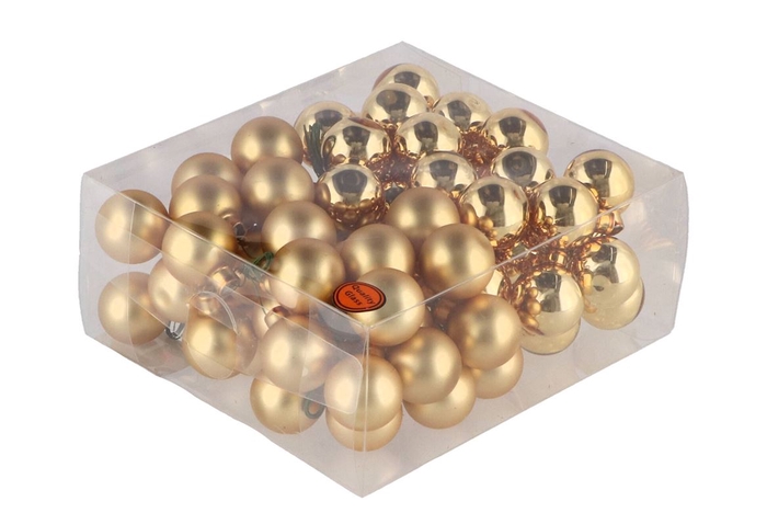 <h4>Glass Ball Combi Gold 30mm P/72</h4>