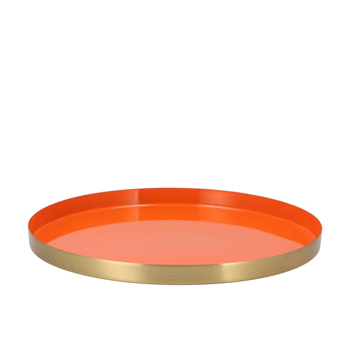 <h4>Marrakech K Orange Plate 33x2cm</h4>