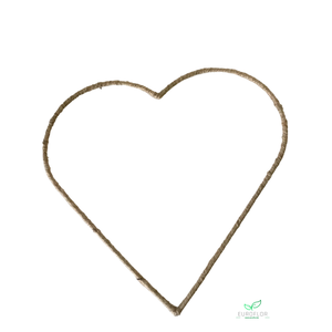 METAL RING HEART SINGLE 035CM NATURAL