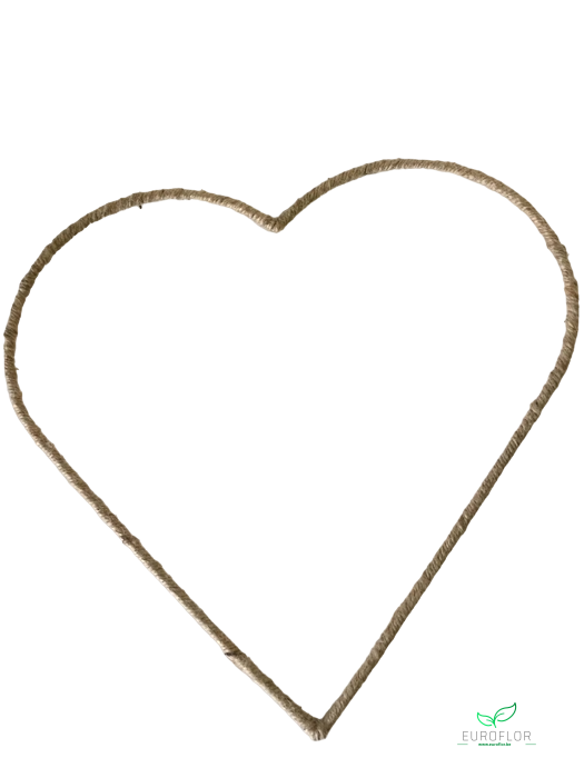 METAL RING HEART SINGLE 035CM NATURAL