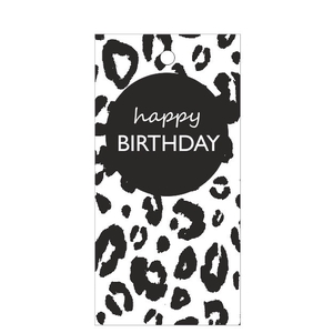 Labels Kaart 5*10cm x20 Happy Birthday