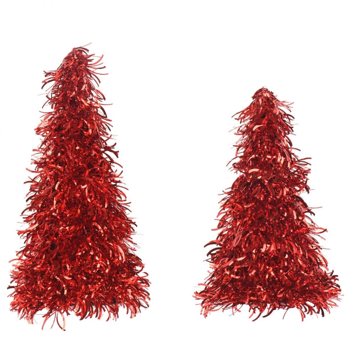 <h4>Christmas Tree shiney S/2 d11*30cm</h4>