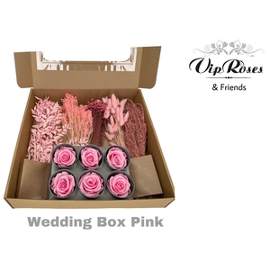 Dried Weddingbox Pink