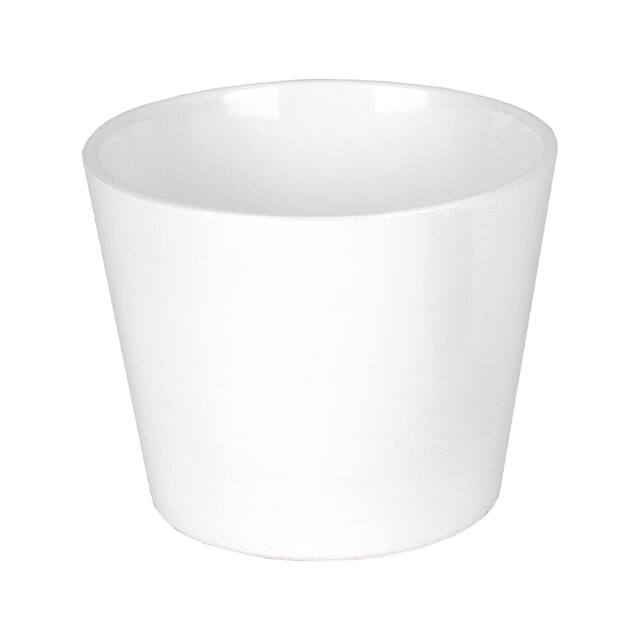 <h4>Pot Dallas Ceramics Ø10xH8cm white shiny</h4>