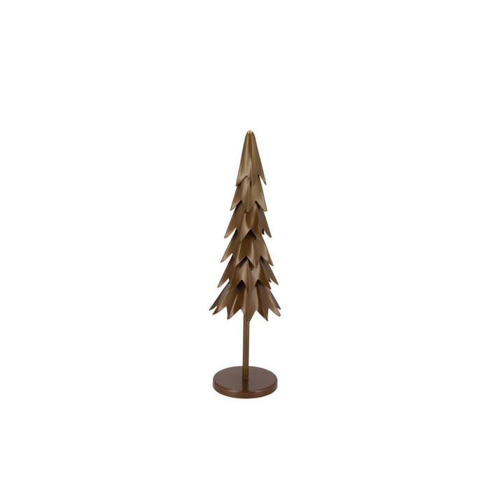 <h4>Hawley Gold X-mas Tree On Stand Deco 9x9x30cm</h4>