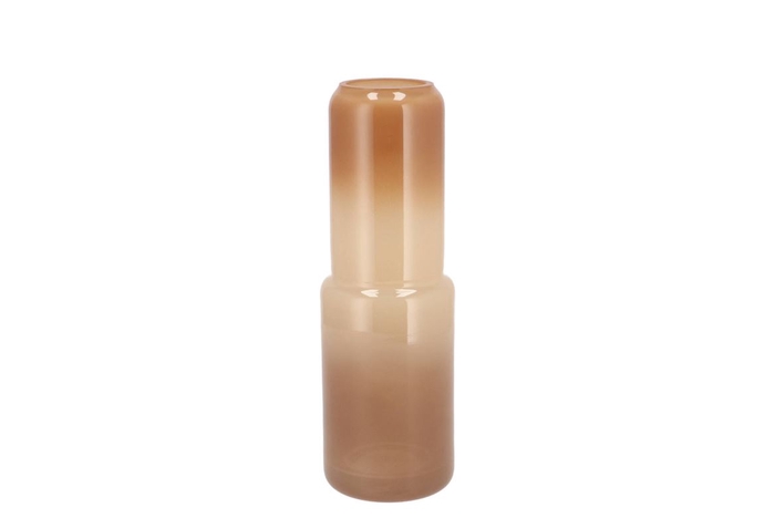 <h4>May Natural Brown Vase Long 9x9x25cm</h4>