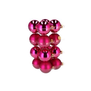 Glass Ball Fuchsia 80mm P/16