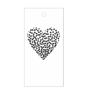 Labels Card 5*10cm x20 Heart