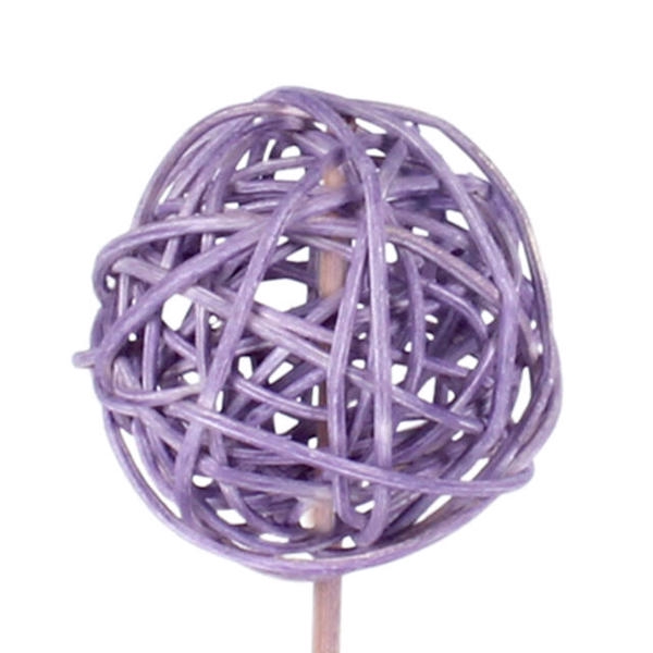 <h4>Bijsteker Bruce ball 5cm+12cm stok lila</h4>