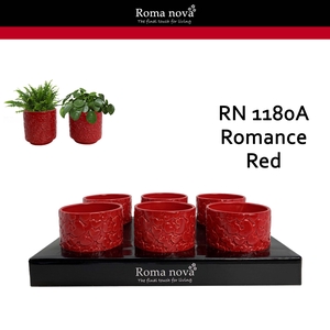 Dec Keramiek Rom 1180A  Romance Red (Ø10cm)