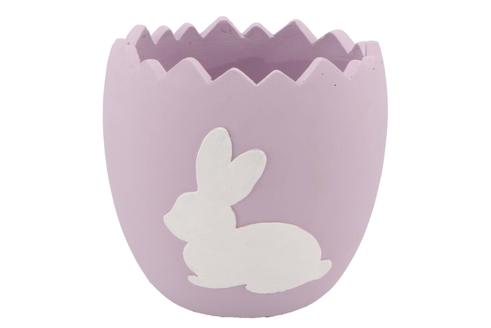 Easter Rabbit Pot Lila 17,5x17,5x17cm Nm