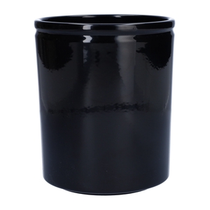 DF03-885200547 - Pot Lucca Orchid d13xh15 black