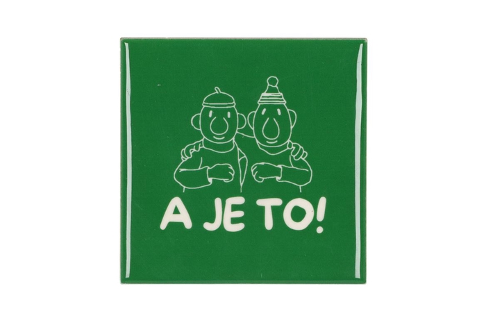 <h4>Tile A Je To Green 10x10x1cm Nm</h4>