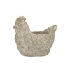 Concrete Farm Grey Chicken Planter 22x15x18cm Nm