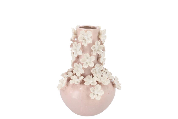 <h4>Daisy Pink Vase Tube Flower 16x16x22cm</h4>