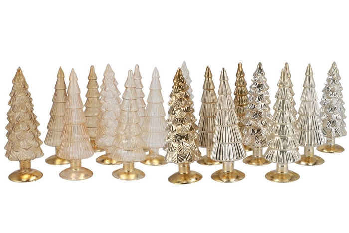 <h4>Twinkle Cosy Sand Mix Glass Tree Shiny Ass 10x35cm</h4>
