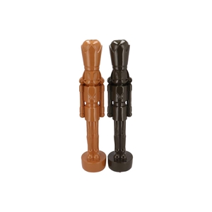 Nutcracker Bronze Mix Ass 11x11x54cm Nm