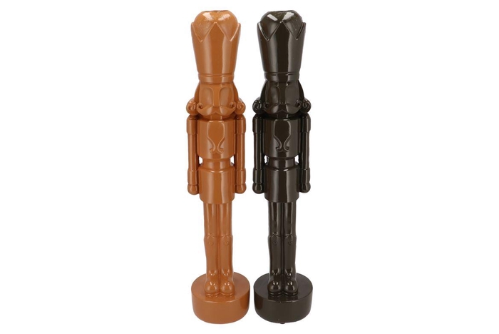 Nutcracker Bronze Mix Ass 11x11x54cm Nm