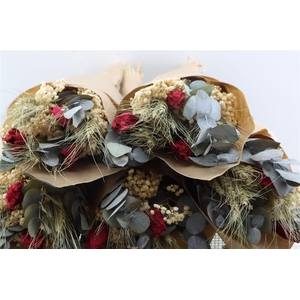 Dried Bqt Summer Rose Bunch