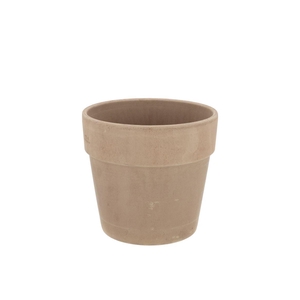 Terracotta Choco Cilinder Pot 12x10cm
