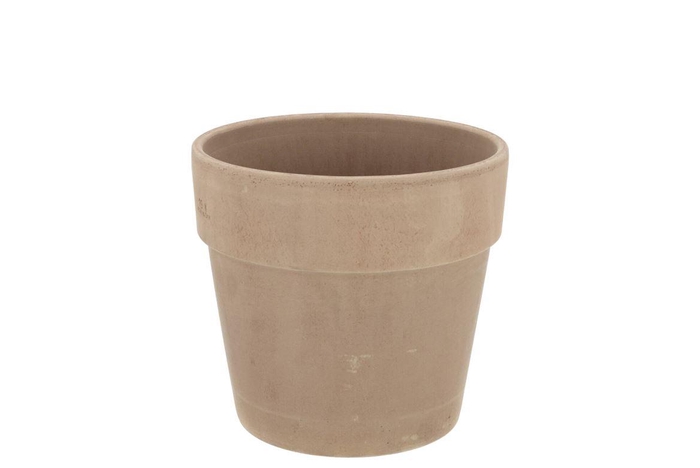 Terracotta Choco Cilinder Pot 12x10cm