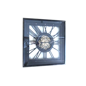 Clock Gear Open 80x80cm A.Blck