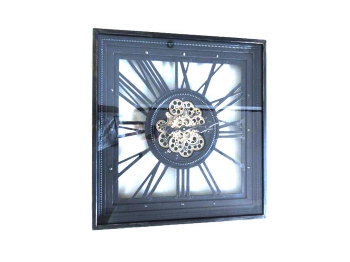 <h4>Clock Gear Open 80x80cm A.Blck</h4>