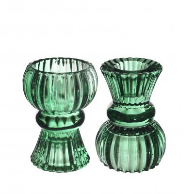 Homedeco Candle holder Duo d06*8cm