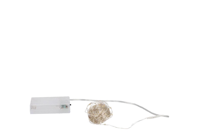 <h4>Led Shine Light Chain 100 Led Timer Excl. Battery 990+30cm</h4>