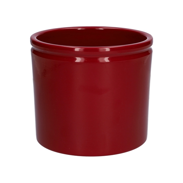 <h4>Pot Lucca d14xh12.5 winered shiny</h4>