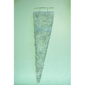 DRIEHOEK ZILVER 55CM