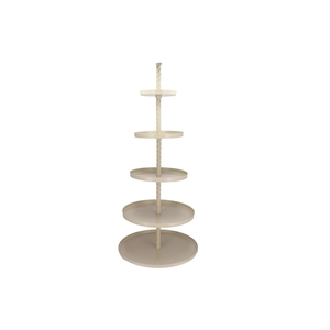 Storage Shelf Swirl Cozy Sand 63x63x155cm