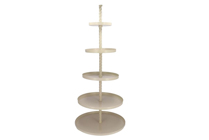 <h4>Storage Shelf Swirl Cozy Sand 63x63x155cm</h4>