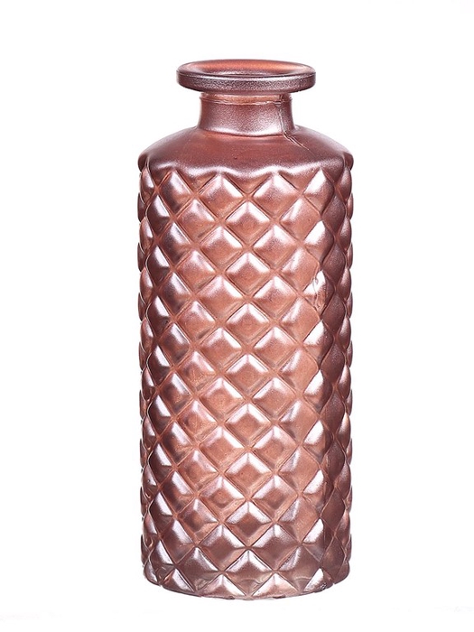 <h4>Bottle Caro17 d5.2xh13.2 rose metal</h4>