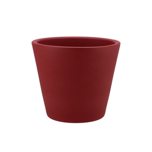 Vinci Red Velvet Container Pot 21x19cm Nm