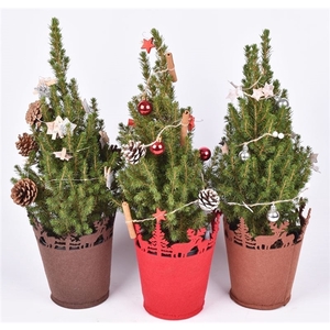 Kerst Vilt pot 17 CM