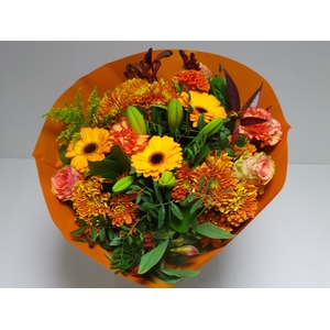 Bouquet Biedermeier Large Orange